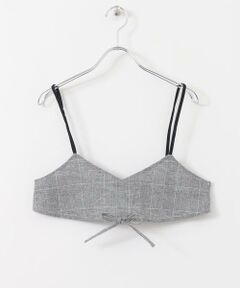 KBF / ケービーエフ キャミソール・チューブトップ | グレンチェックブラトップ∴