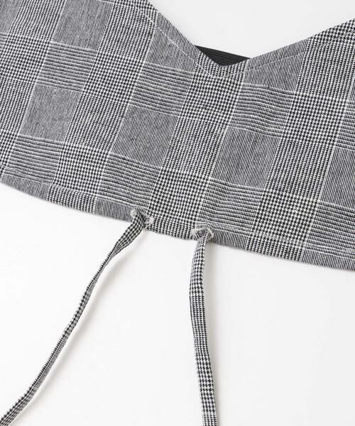 KBF / ケービーエフ キャミソール・チューブトップ | グレンチェックブラトップ∴ | 詳細3