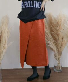 KBF / ケービーエフ スカート | カラースエードラップスカート∴