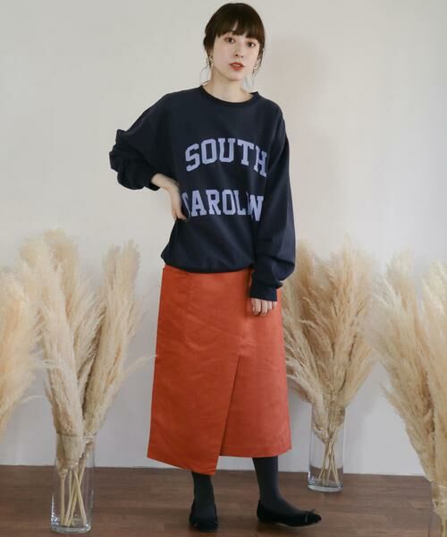 KBF / ケービーエフ スカート | カラースエードラップスカート∴ | 詳細1