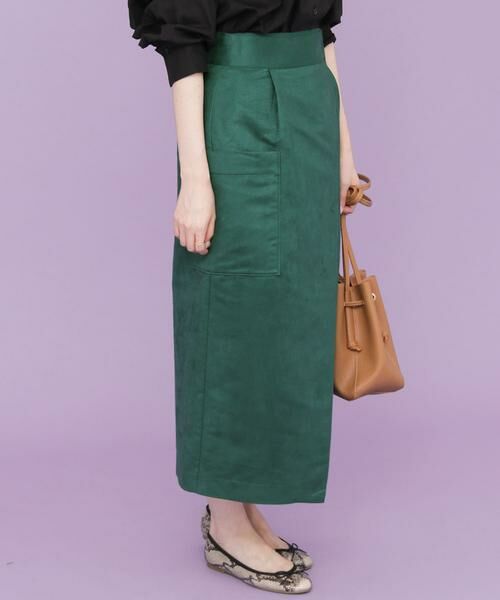 KBF / ケービーエフ スカート | カラースエードラップスカート∴ | 詳細7