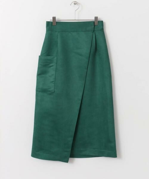 KBF / ケービーエフ スカート | カラースエードラップスカート∴ | 詳細12