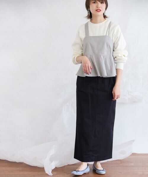 KBF / ケービーエフ キャミソール・チューブトップ | ストライプアシンメトリーキャミソール∴ | 詳細4