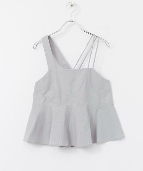 KBF / ケービーエフ キャミソール・チューブトップ | ストライプアシンメトリーキャミソール∴ | 詳細5