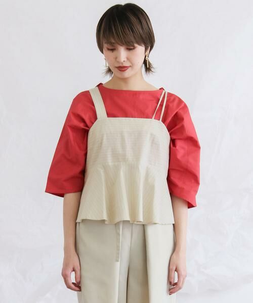 KBF / ケービーエフ キャミソール・チューブトップ | ストライプアシンメトリーキャミソール∴ | 詳細18