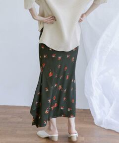 KBF / ケービーエフ スカート | フラワーイレヘムバイアススカート∴