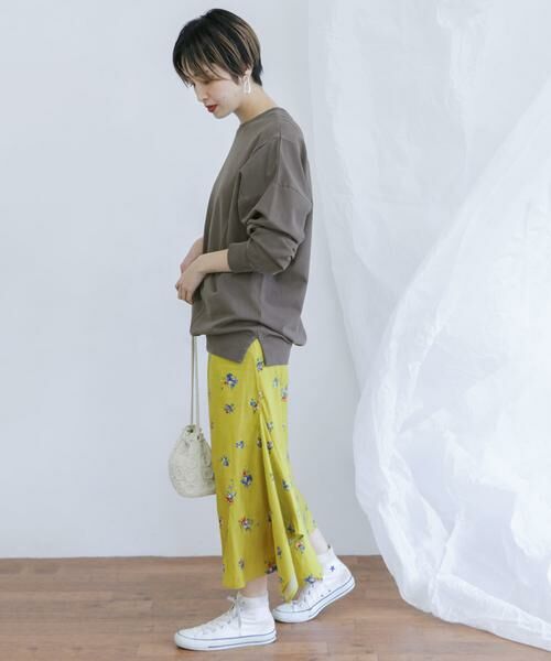 KBF / ケービーエフ スカート | フラワーイレヘムバイアススカート∴ | 詳細1