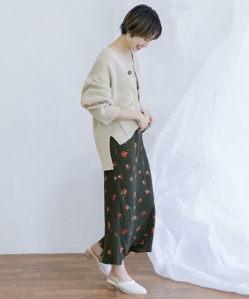 KBF / ケービーエフ スカート | フラワーイレヘムバイアススカート∴ | 詳細14
