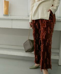 KBF / ケービーエフ その他パンツ | ベロアフリンジイージーパンツ∴