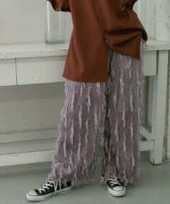 KBF / ケービーエフ その他パンツ | ベロアフリンジイージーパンツ∴