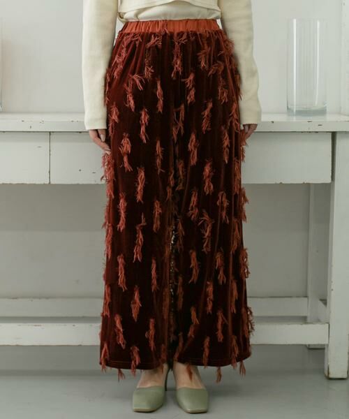 KBF / ケービーエフ その他パンツ | ベロアフリンジイージーパンツ∴ | 詳細2