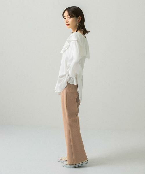 KBF / ケービーエフ その他パンツ | ストレッチヘリンボンフレアーパンツ | 詳細4