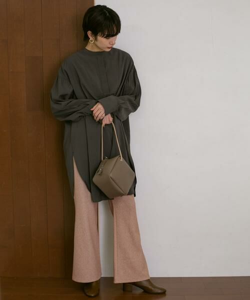 KBF / ケービーエフ その他パンツ | ストレッチヘリンボンフレアーパンツ | 詳細7