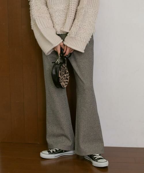 KBF / ケービーエフ その他パンツ | ストレッチヘリンボンフレアーパンツ | 詳細13