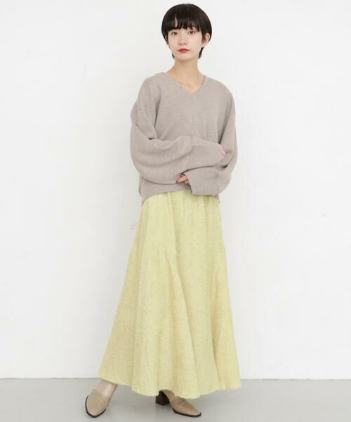 KBF / ケービーエフ スカート | シフォンフリンジフレアスカート∴ | 詳細1