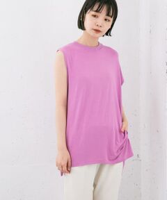 KBF / ケービーエフ Tシャツ | アシンメトリーレーヨンカットソー