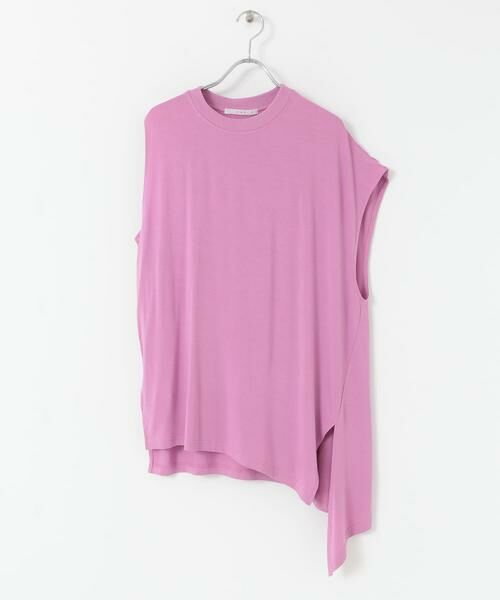 KBF / ケービーエフ Tシャツ | アシンメトリーレーヨンカットソー | 詳細12