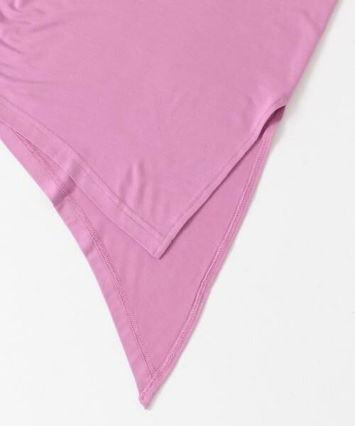 KBF / ケービーエフ Tシャツ | アシンメトリーレーヨンカットソー | 詳細14