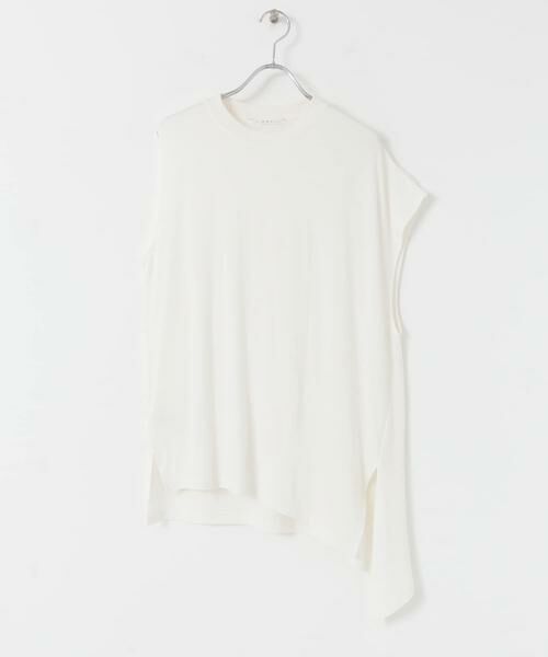 KBF / ケービーエフ Tシャツ | アシンメトリーレーヨンカットソー | 詳細26