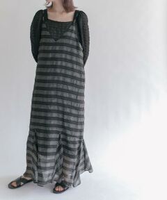 KBF / ケービーエフ ワンピース | チェックロングキャミワンピース