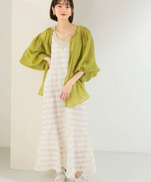 KBF / ケービーエフ ワンピース | チェックロングキャミワンピース | 詳細4