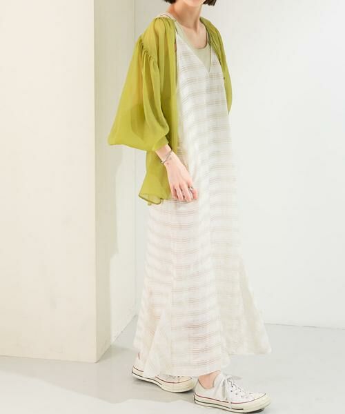 KBF / ケービーエフ ワンピース | チェックロングキャミワンピース | 詳細7