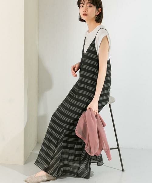 KBF / ケービーエフ ワンピース | チェックロングキャミワンピース | 詳細16