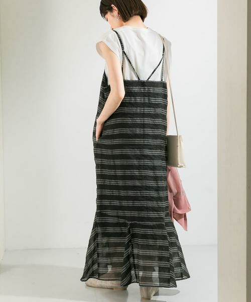 KBF / ケービーエフ ワンピース | チェックロングキャミワンピース | 詳細18