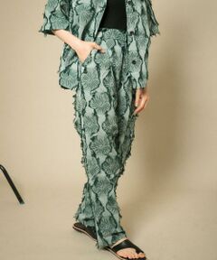 KBF / ケービーエフ その他パンツ | カットジャガードワイドパンツ