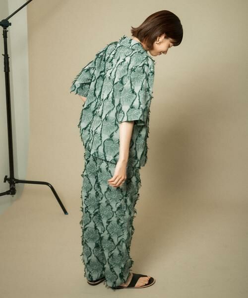 KBF / ケービーエフ その他パンツ | カットジャガードワイドパンツ | 詳細3