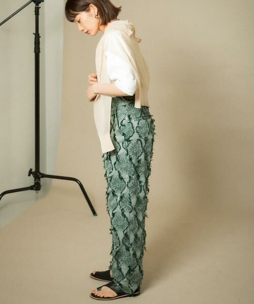 KBF / ケービーエフ その他パンツ | カットジャガードワイドパンツ | 詳細5