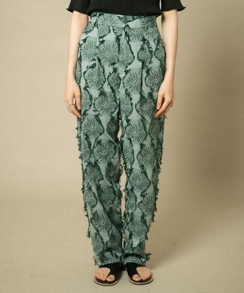 KBF / ケービーエフ その他パンツ | カットジャガードワイドパンツ | 詳細7