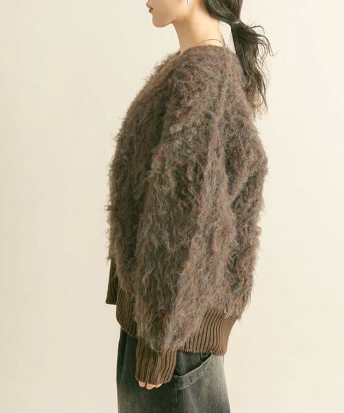 KBF / ケービーエフ カーディガン・ボレロ | 『WEB/一部店舗限定』シャギーZIPカーディガン | 詳細11