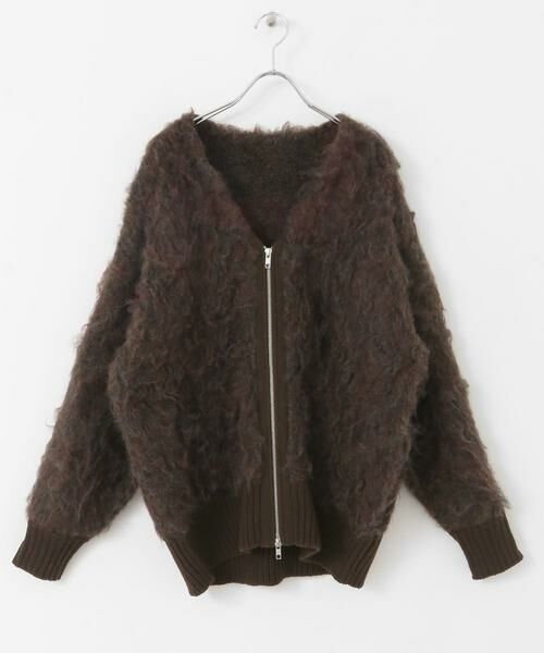 KBF / ケービーエフ カーディガン・ボレロ | 『WEB/一部店舗限定』シャギーZIPカーディガン | 詳細14