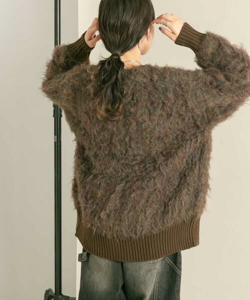 KBF / ケービーエフ カーディガン・ボレロ | 『WEB/一部店舗限定』シャギーZIPカーディガン | 詳細4