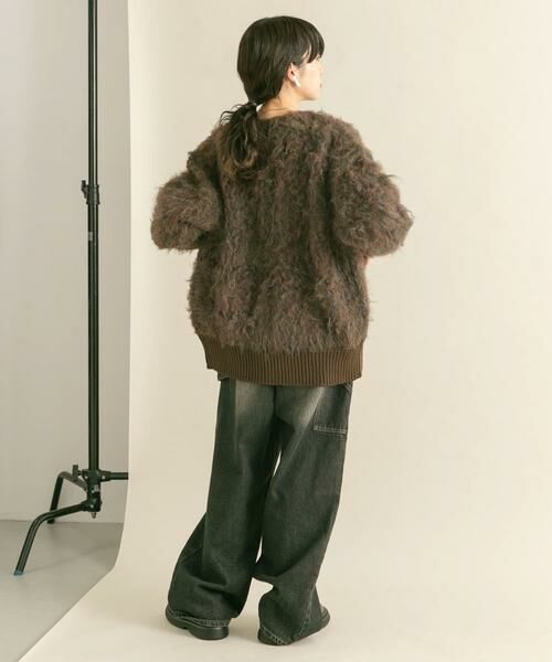 KBF / ケービーエフ カーディガン・ボレロ | 『WEB/一部店舗限定』シャギーZIPカーディガン | 詳細7