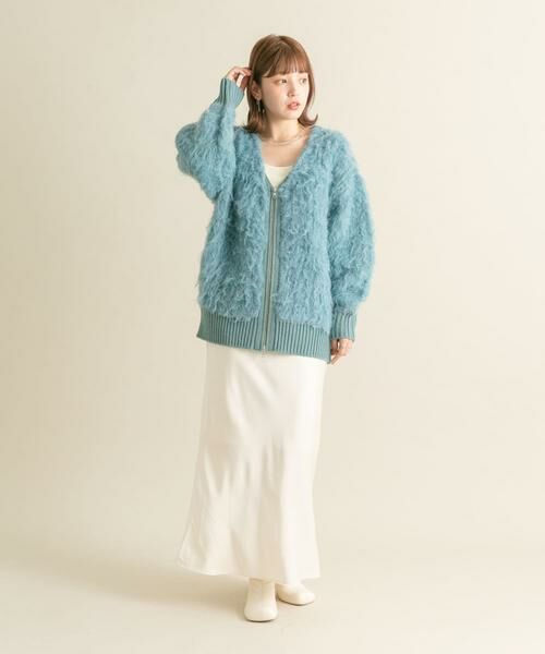 KBF / ケービーエフ カーディガン・ボレロ | 『WEB/一部店舗限定』シャギーZIPカーディガン | 詳細21