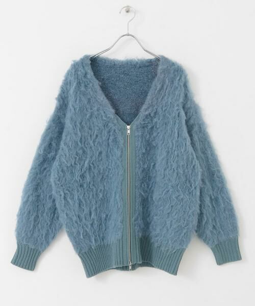 KBF / ケービーエフ カーディガン・ボレロ | 『WEB/一部店舗限定』シャギーZIPカーディガン | 詳細24