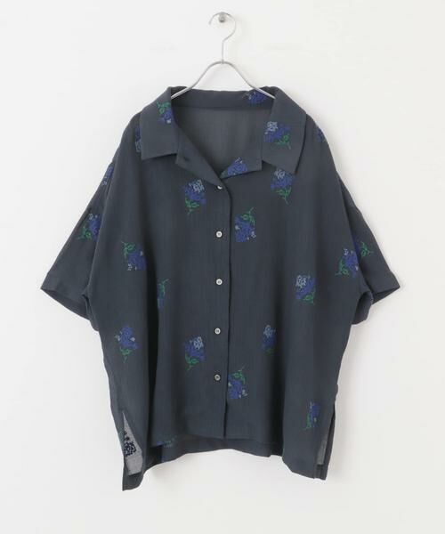 KBF / ケービーエフ シャツ・ブラウス | 『WEB限定』エンブロイダリーワイドシャツ | 詳細11