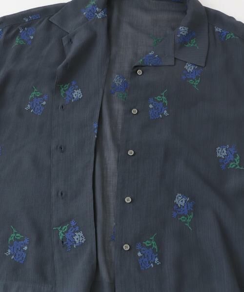 KBF / ケービーエフ シャツ・ブラウス | 『WEB限定』エンブロイダリーワイドシャツ | 詳細12