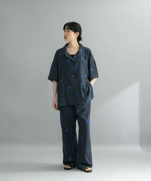 KBF / ケービーエフ シャツ・ブラウス | 『WEB限定』エンブロイダリーワイドシャツ | 詳細3