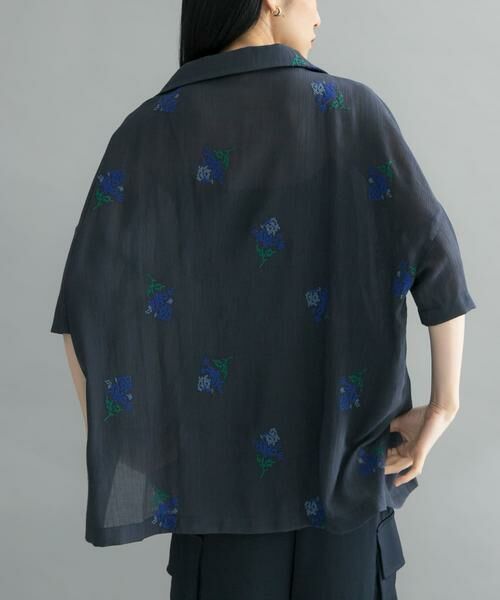 KBF / ケービーエフ シャツ・ブラウス | 『WEB限定』エンブロイダリーワイドシャツ | 詳細8