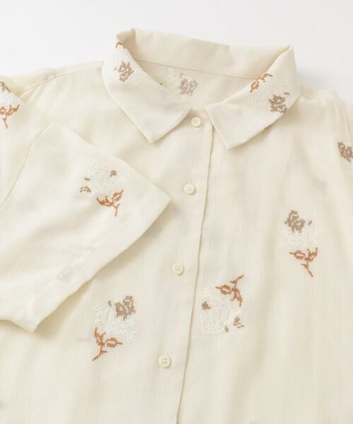 KBF / ケービーエフ シャツ・ブラウス | 『WEB限定』エンブロイダリーワイドシャツ | 詳細25