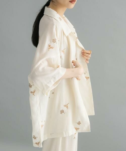 KBF / ケービーエフ シャツ・ブラウス | 『WEB限定』エンブロイダリーワイドシャツ | 詳細17