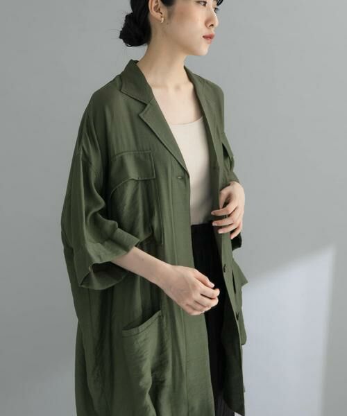 KBF / ケービーエフ シャツ・ブラウス | 『WEB限定』バックオープンBIGシャツ | 詳細1