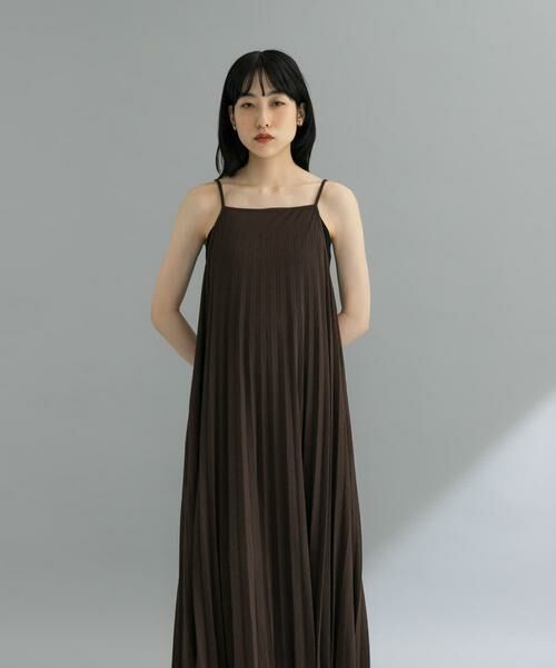 KBF / ケービーエフ ワンピース | 『WEB限定』2WAYプリーツキャミワンピース | 詳細4