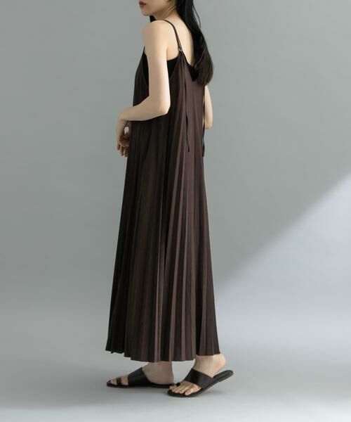 KBF / ケービーエフ ワンピース | 『WEB限定』2WAYプリーツキャミワンピース | 詳細5