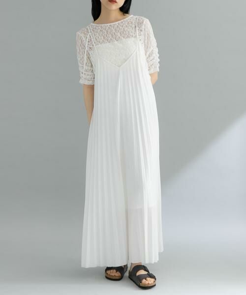 KBF / ケービーエフ ワンピース | 『WEB限定』2WAYプリーツキャミワンピース | 詳細15