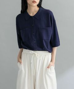 KBF / ケービーエフ ニット・セーター | 『WEB限定』ルーズシルエットニットシャツ