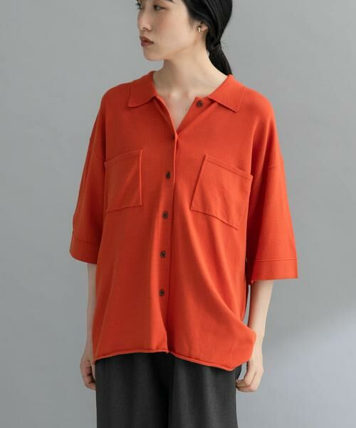 KBF / ケービーエフ ニット・セーター | 『WEB限定』ルーズシルエットニットシャツ | 詳細2